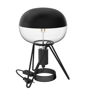 Calex Lampe de table Trépied Calex - Noir - E27 Lampe de table Trépied Calex - Noir - E27