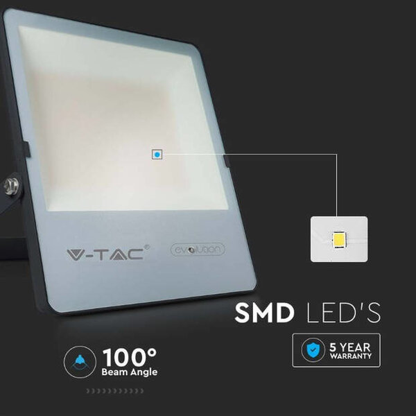 V-TAC Projecteur LED 150W - 185 Lm/W - IP65 - 6400K - 5 ans de Garantie