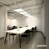 Ledvion Lumileds Panneau LED 60x60 - 36W - 3000K - 117Lm/W - 5 Années Garantie