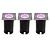 3x Spot encastrable de sol Smart LED  - Carré - IP67 - 4,9W - RGB+CCT - Câble 1M