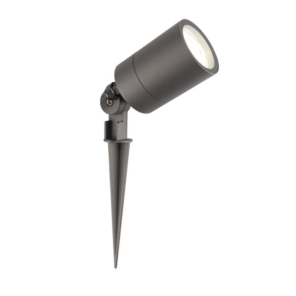 Ledvion Spot à piquer LED – Aluminium – IP65 - 5W - 4000K - Câble 2M - Anthracite