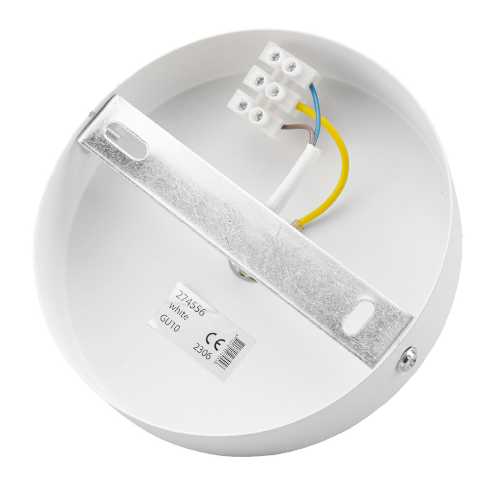 Lampesonline Spot Plafonnier LED Locaste - Inclinable - GU10 - Blanc