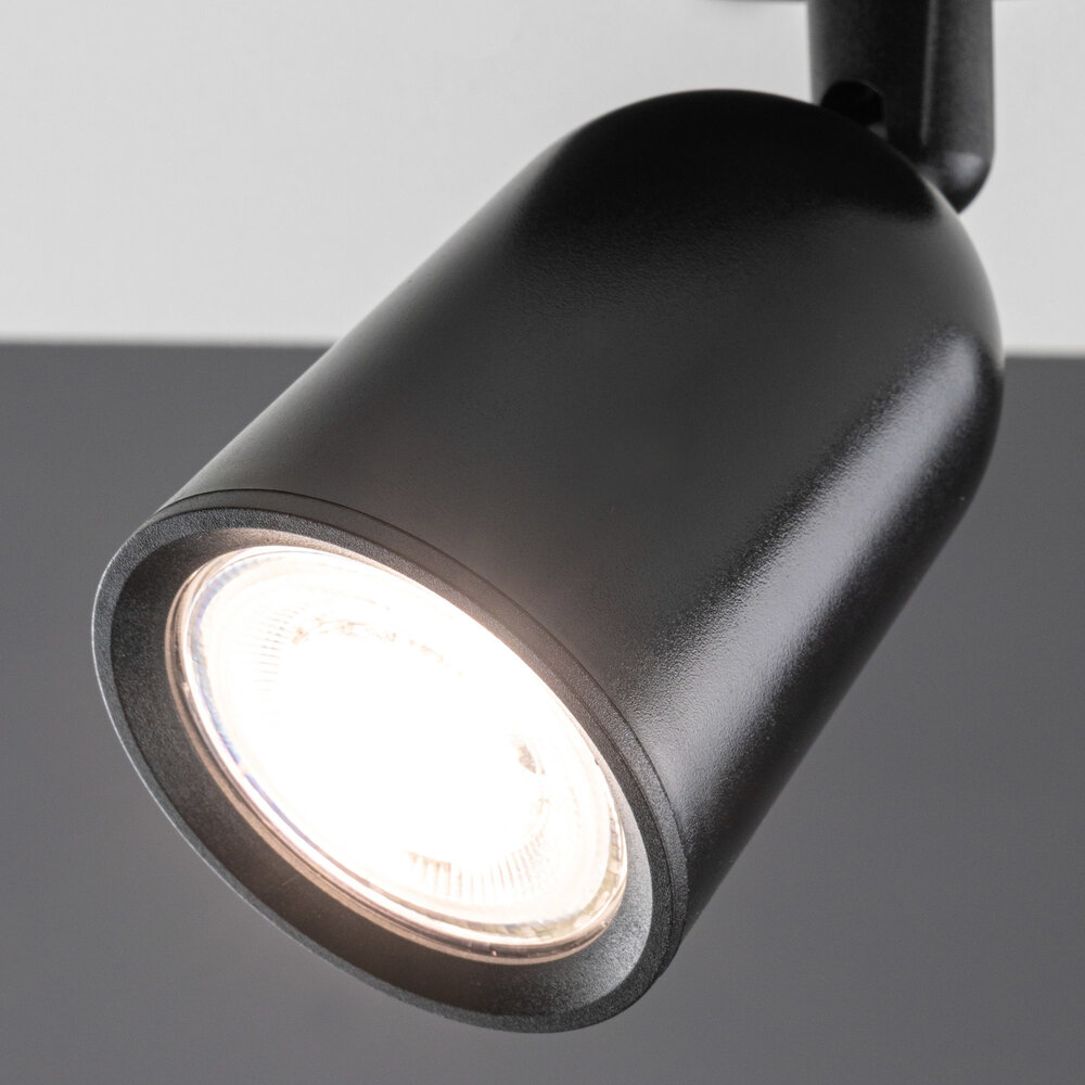 Lampesonline Spot Plafonnier LED Locaste - Inclinable - GU10 - Noir