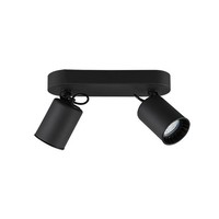 Trio Lighting Spot Plafonnier LED Pago Duo - Inclinable - GU10 - Noir