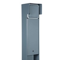 Prise Extérieure Pôle Pro+ Hager Berker - 1 Prises - IP55 - Gris - 65cm Hager Berker Prise Extérieure Pôle Pro+ Hager Berker - 1 Prises - IP55 - Gris - 65cm
