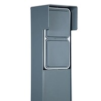 Prise Extérieure Pôle Pro+ Hager Berker - 2 Prises - IP55 - Gris - 65cm Hager Berker Prise Extérieure Pôle Pro+ Hager Berker - 2 Prises - IP55 - Gris - 65cm