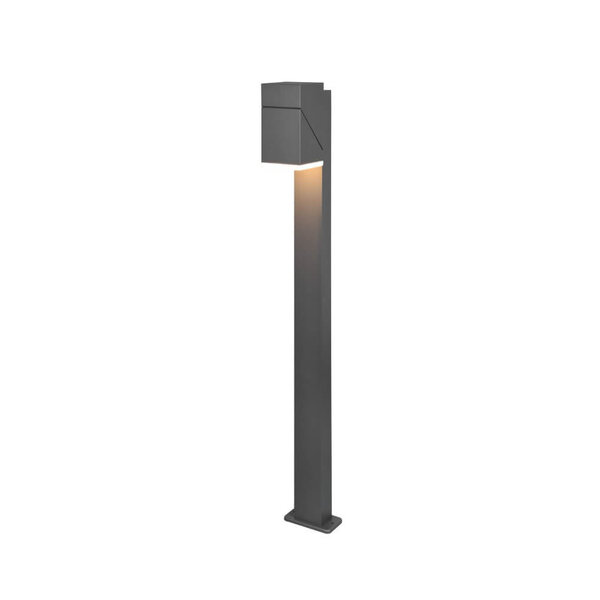Trio Lighting Lampe d'extérieur sur Pied - 100 cm - 3000K - 7W - IP54 - Anthracite
