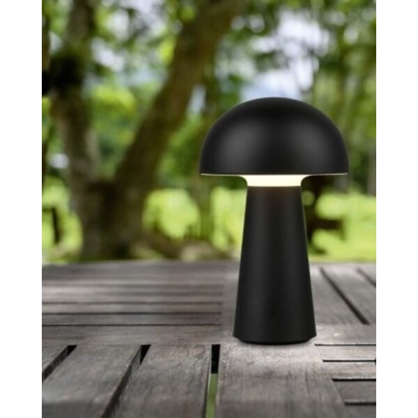 1 Lampe De Bureau Noire, Lampe De Bureau Rechargeable, Lampe D'extérieur,  Lampe Champignon, Lampe Polyvalente