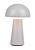 Lampe de Table Rechargeable d'extérieur LED avec port USB -  21,5 cm - 3000K - 2W - IP44 - Lennon - Gris