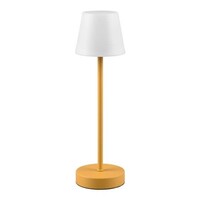 Trio Lighting Lampe de Table Rechargeable d'extérieur LED avec port USB - Dimmable - 2,2W - IP44 - Martinez - Jaune