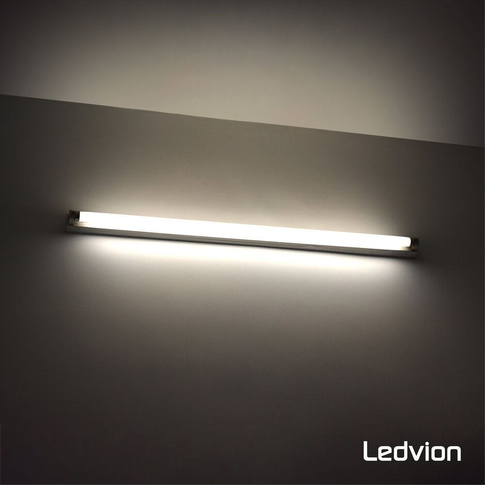 Ledvion Tube néon LED 120CM - 18W - 4000K - 185 Lm/W - Haute efficacité -  Label énergétique B