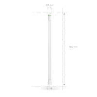 Ledvion Tube néon LED 120CM - 18W - 4000K - 185 Lm/W - Haute efficacité - Label énergétique B