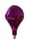 Calex Organic Flamboyant Evo Deep Purple Flex Filament - 220-240V - 30Lm - 6W - 1600K - E27 - Dimmable