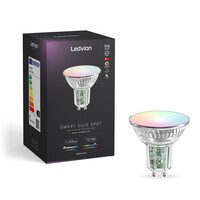 Ledvion Smart RGB+CCT GU10 Ampoule LED Dimmable - Wifi - 5W