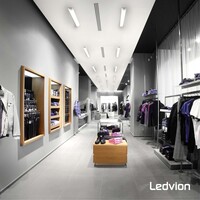 Ledvion Réglette LED 60cm - Samsung LED - 15W - 4000K - Blanc Neutre - 5 ans de garantie