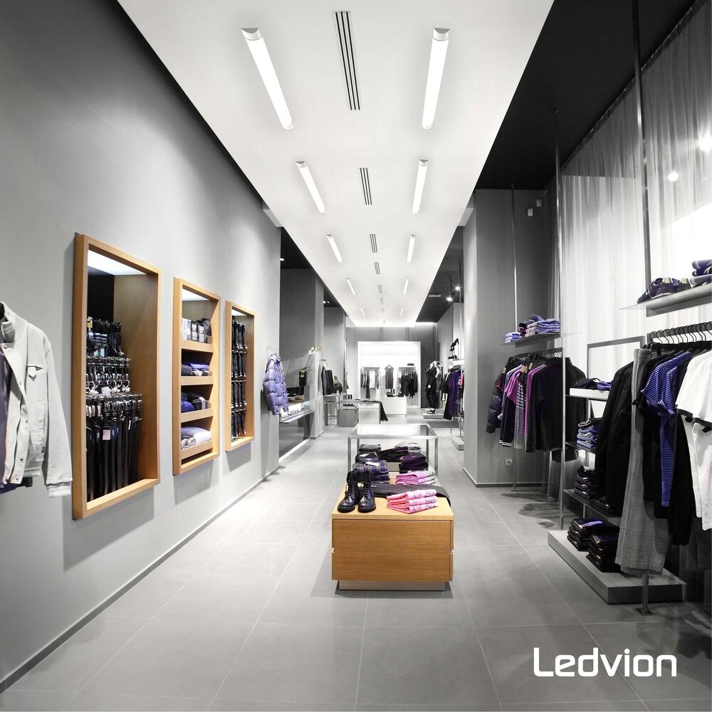 Ledvion Réglette LED 120cm - Samsung LED - 30W - 4000K - Blanc Neutre - 5 ans de garantie