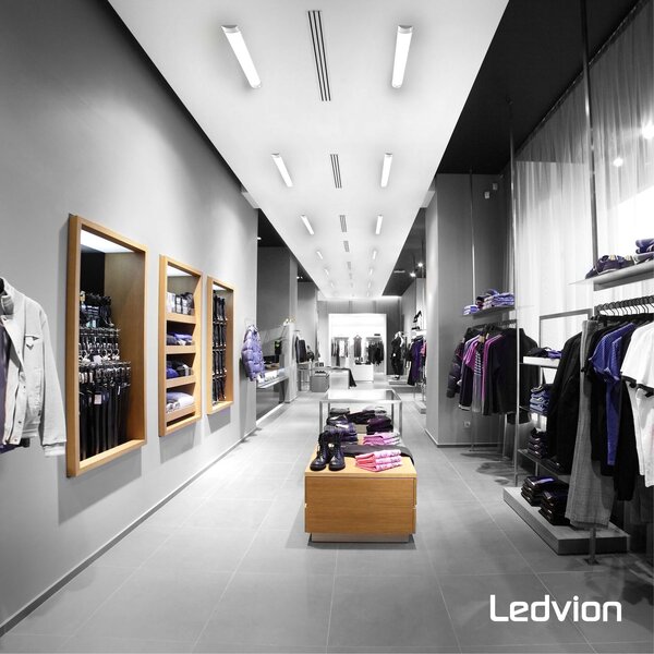 Ledvion Réglette LED 60cm - Samsung LED - 15W - 6500K - Blanc Froid - 5 ans de garantie