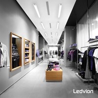 Ledvion Réglette LED 120cm - Samsung LED - 30W - 6500K - Blanc Froid - 5 ans de garantie