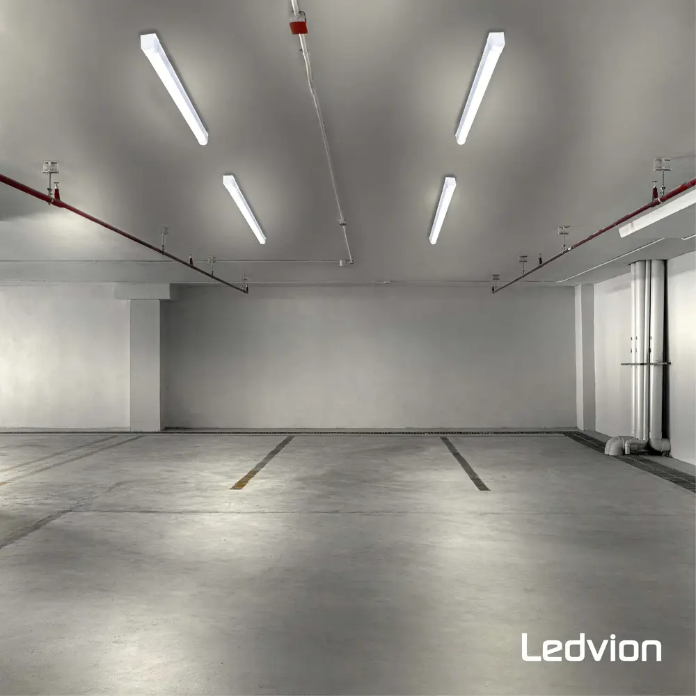 Ledvion 6x Réglette LED 120 cm - Samsung LED - IP65 - 36W - 140 lm/W - 4000K - Raccordable - 5 ans de garantie
