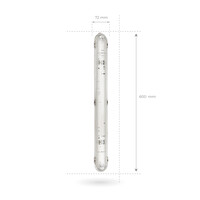 Ledvion Réglette LED avec Capteur 60CM - IP65 - Clips en acier inoxydable