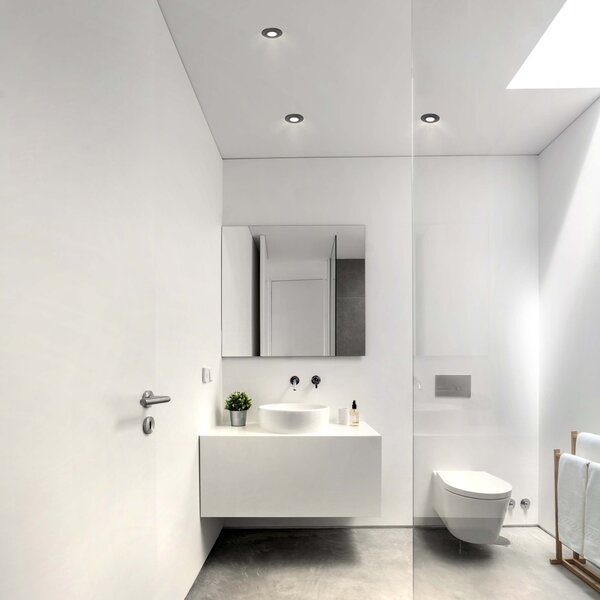 Spot encastrable de salle de bain moderne blanc IP54 - Shed