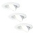 Spot Encastrable LED Blanc - Dimmable - IP65 - 5W - CCT - ø75mm - 5 ans de garantie - Convient pour la salle de bain