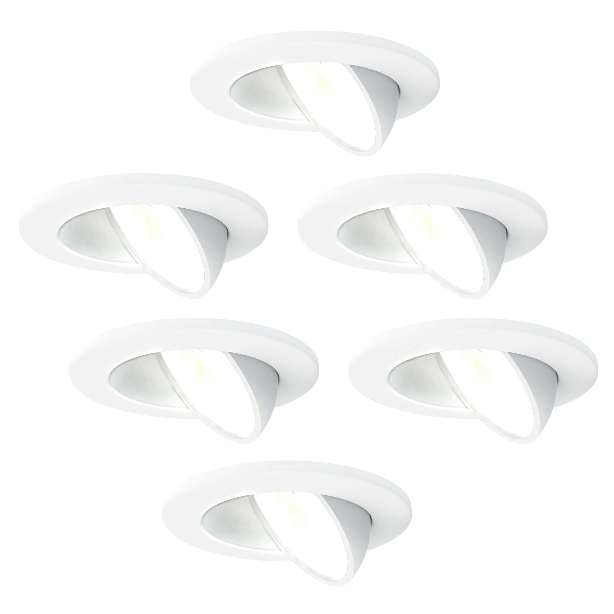 Spot encastrable LED Mezzano blanc 5W dimmable IP65 