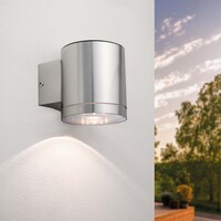 Ledvion Applique Solaire Arche - 3000K - IP44 - Acier Inox