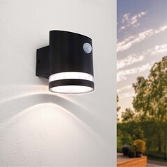 Applique Solaire Avec Capteur Elara - 3000K - 150 Lumen - Noir