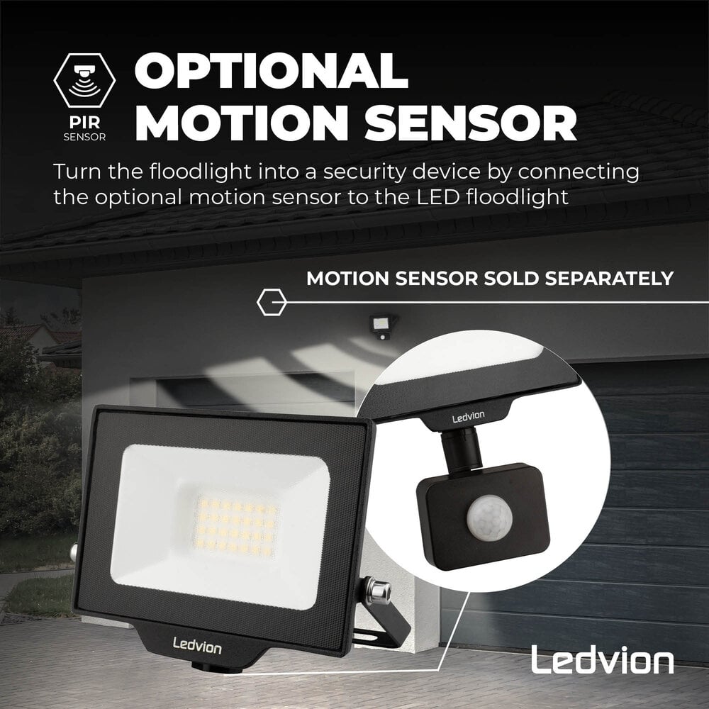 Ledvion Osram Projecteur LED 30W – 3600 Lumen – 6500K