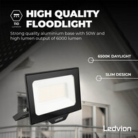 Ledvion Osram Projecteur LED 50W – 6000 Lumen – 6500K