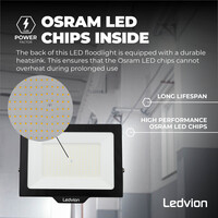 Ledvion Osram Projecteur LED 200W – 24.000 Lumen – 6500K