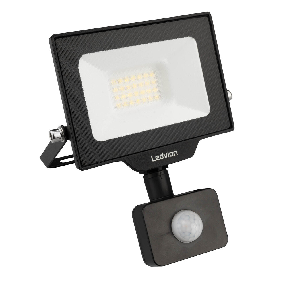 Ledvion Osram Projecteur LED avec Détecteur de Mouvement 20W – 2200 Lumen – 4000K