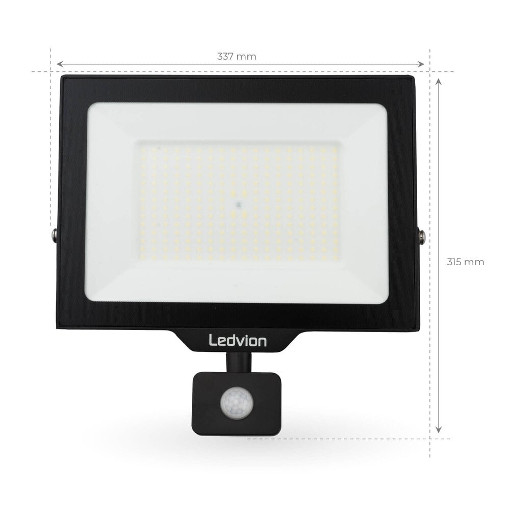 Ledvion Osram Projecteur LED avec Détecteur de Mouvement 150W – 18.000 Lumen – 4000K