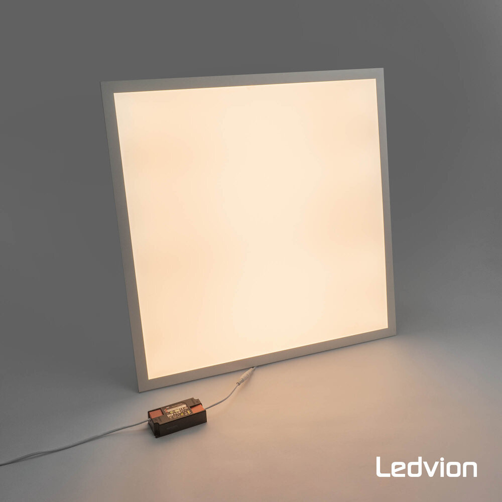 Ledvion 6x Lumileds Panneau LED 60x60 - 36W - 3000K - 117Lm/W - 5 Années Garantie