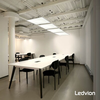 Ledvion 6x Lumileds Panneau LED 60x60 - 36W - 3000K - 117Lm/W - 5 Années Garantie