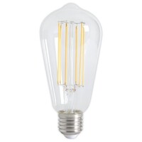 Calex Calex Rustique Ampoule LED Transparent - E27 - 3,5 W - 250 Lm - 2300K - Lampe Vintage