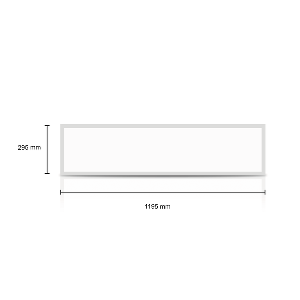 Lampesonline Panneau LED 120x30 - UGR <19 - 25W - 160Lm/W - 3000K - 7 Années Garantie - Classe Énergétique C