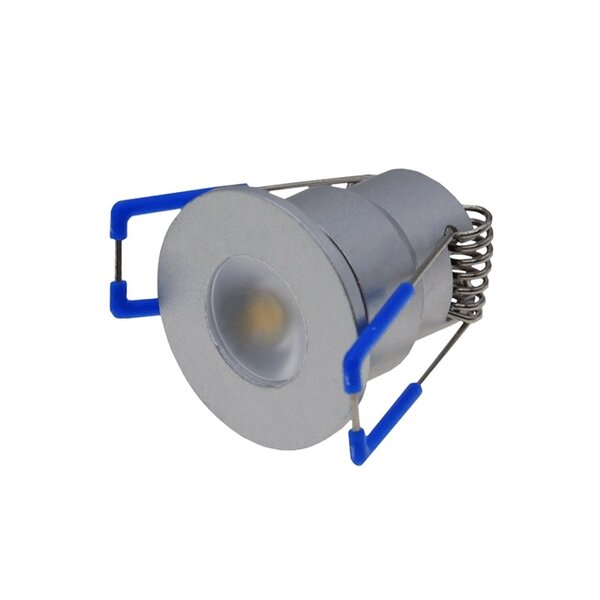 Lampesonline Spots Encastrables LED de Véranda Argent - 3W - IP65 – 2700K - 12 pack