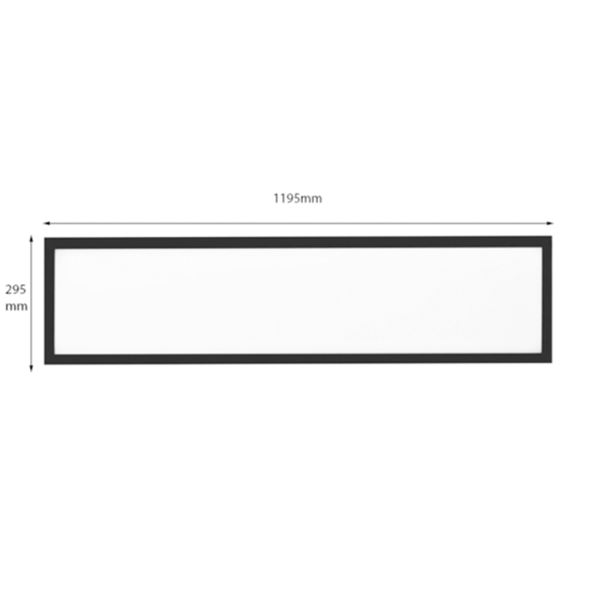 Lampesonline Panneau LED 120x30 - UGR <19 - 30W - 100Lm/W - 3000K/4000K/5000K - White Switch - 5 Années Garantie