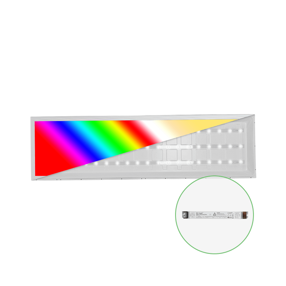 Lampesonline Panneau LED 120x30 - UGR <23 - 40W - 100Lm/W - RGB + CCT - 5 Années Garantie