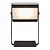 Lampe de Table Solaire LED Saulio - 3W - 3000K - IP44 - 200 Lm - Noir