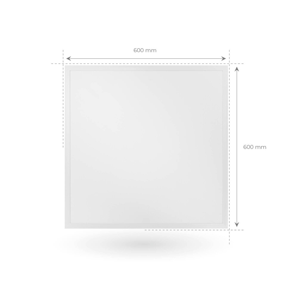 Ledvion Panneau LED 60x60 - UGR <19 - 24W - 210 Lm/W - 6500K - 5 Années Garantie - Classe énergétique A