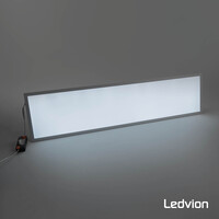 Ledvion Panneau LED 120x30 - UGR <19 - 24W - 210 Lm/W - 6500K - 5 Années Garantie - Classe énergétique A