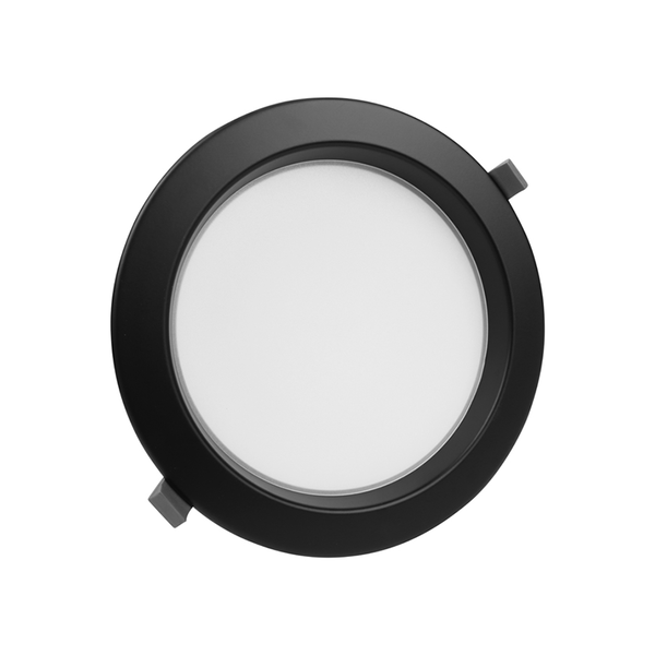 Lampesonline Downlight LED - 20W - Ø195 mm - CCT-Switch - Noir - 5 ans de garantie