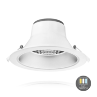 Lampesonline Downlight LED avec Réflecteur - SIA - 15W - Ø120 mm - CCT-Switch - Blanc