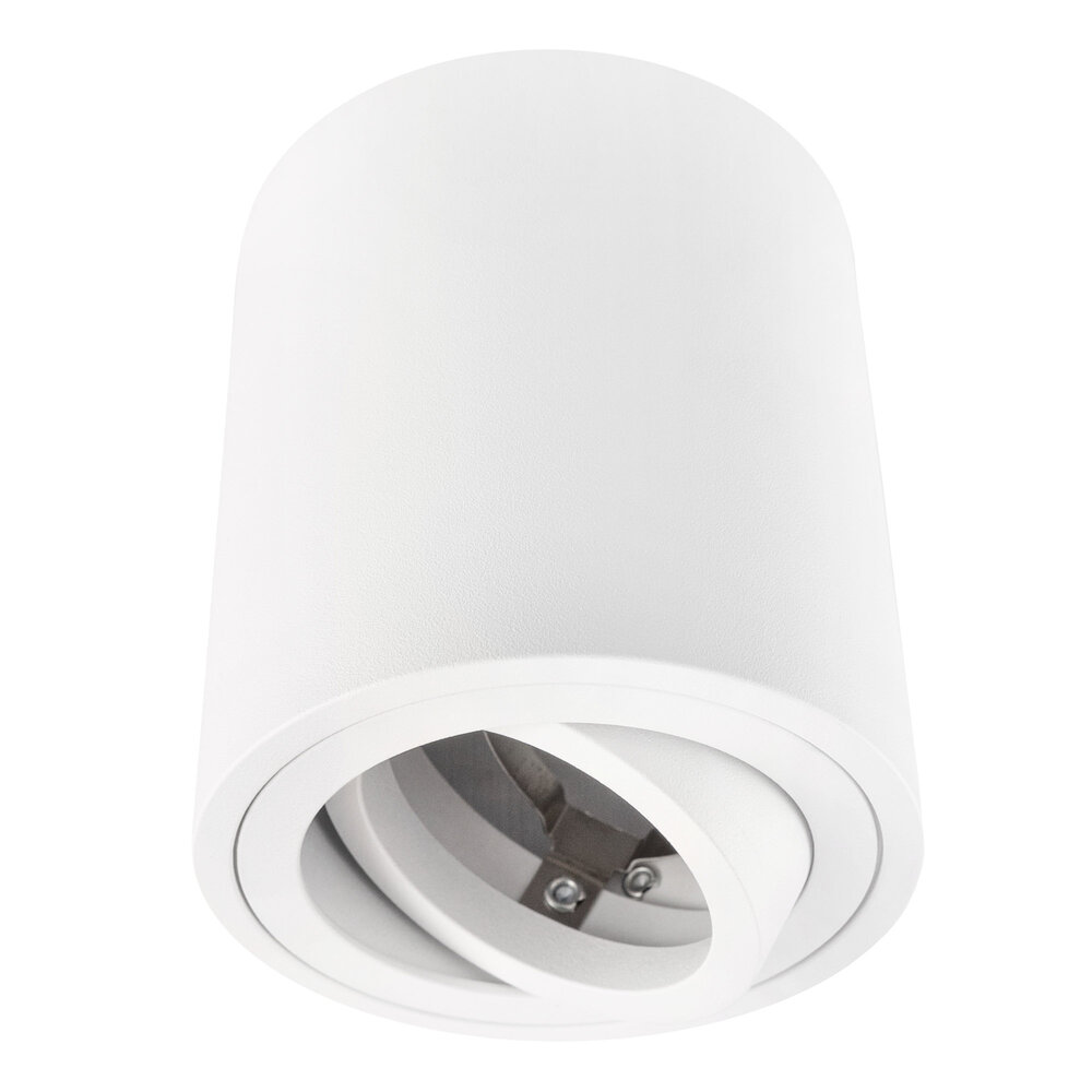 Ledvion GU10 Spot LED en saillie -  Ampoule GU10 - Blanc - Ø80mm