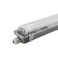 Ledvion Réglette LED 60CM - 6.3W - 1100 Lumen - 4000K - IP65 - avec tube fluorescent LED