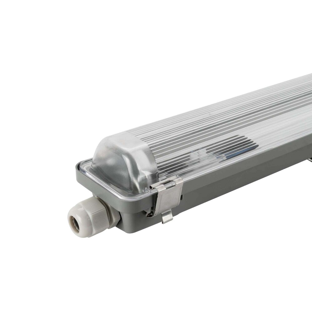 Ledvion Kit de Réglette LED étanche IP65 - 120CM - Clips en acier inoxydable