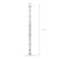 Ledvion Kit de Réglette LED étanche IP65 - 120CM - Clips en acier inoxydable